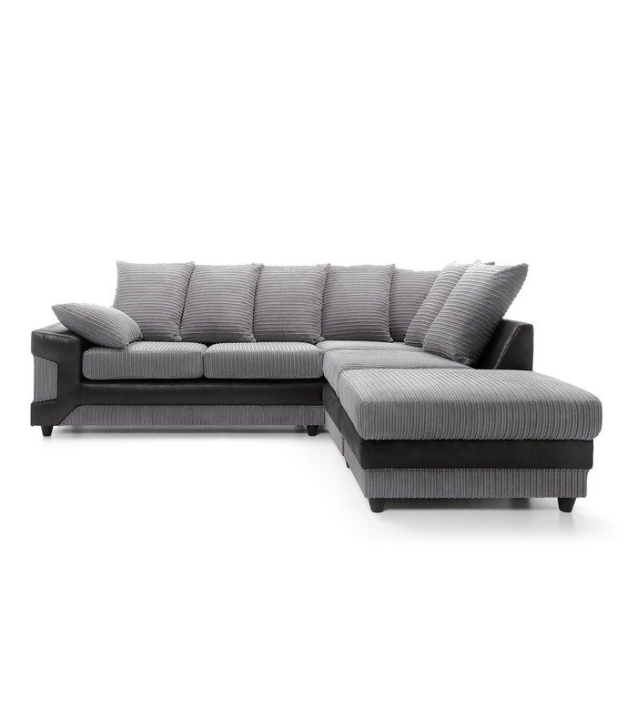 Dino Corner Sofa black and grey 1st image