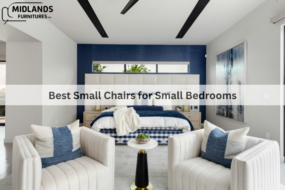 Compact chair perfect for small bedroom spaces